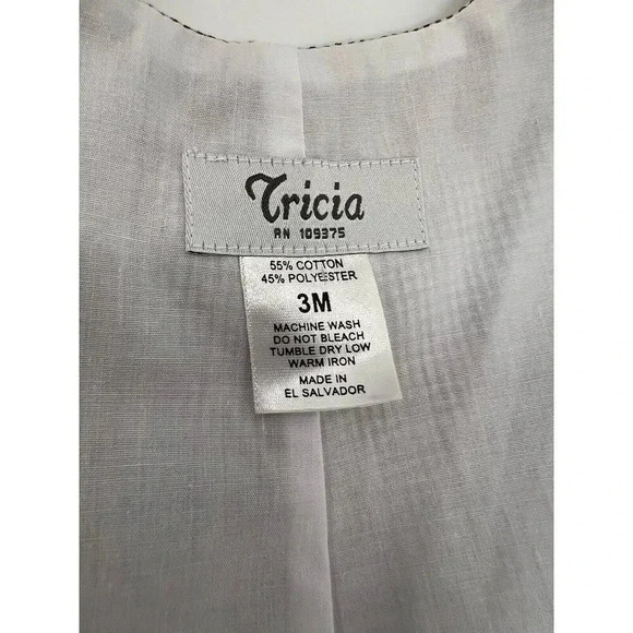 Tricia Holiday Smocked Gingerbread Men Candy Cane Overalls Brown Gingham 3 Month - Picture 11 of 13